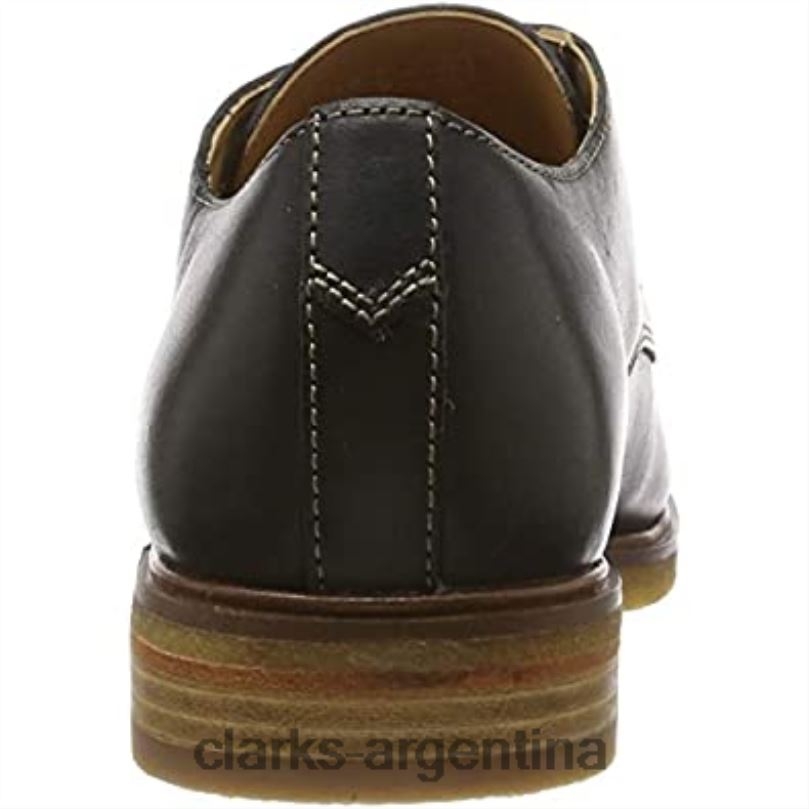 Clarks hombres 2FZPZ2101 clarkdaleapron derbys para hombre clarks negro cuero negro cuero negro