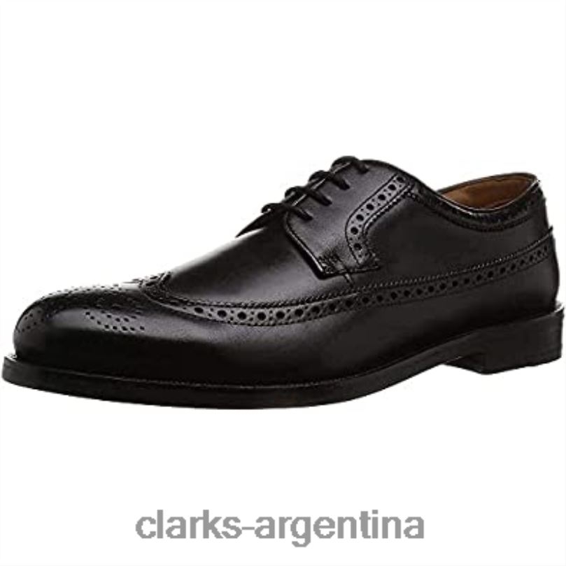 Clarks hombres 2FZPZ238 derbis coling limit hombre clarks negros cuero negro