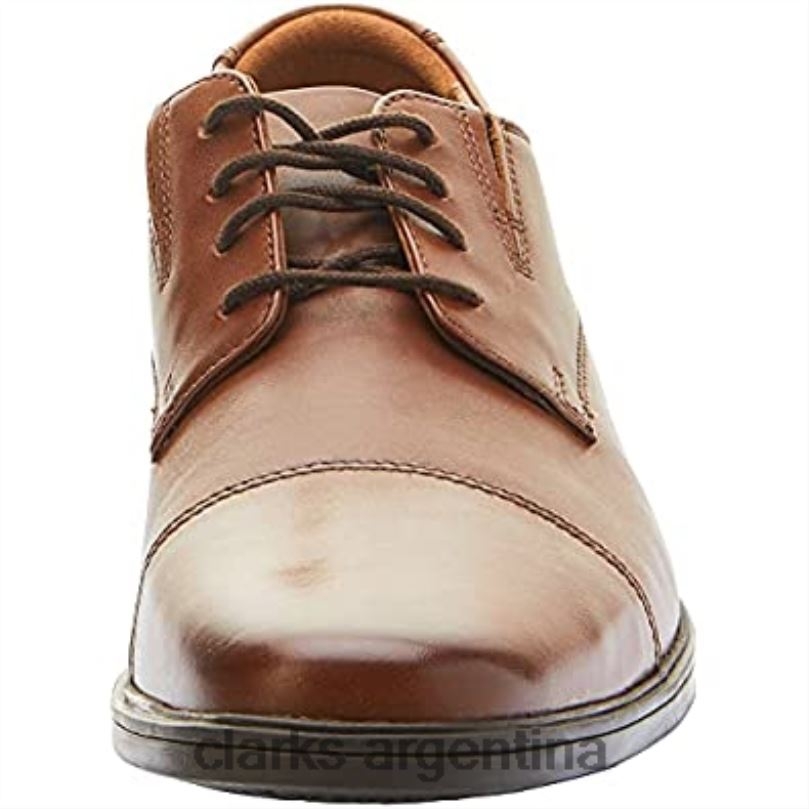 Clarks hombres 2FZPZ2507 Derbys con gorra tilden de hombre marrón Clarks