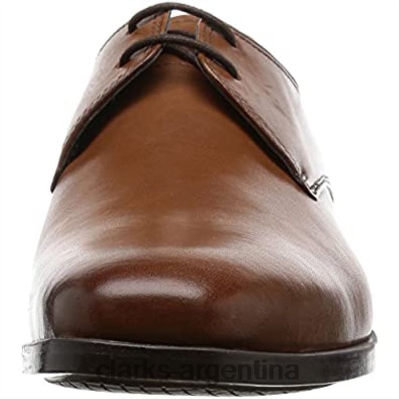 Clarks hombres 2FZPZ431 amieson walk derby clarks de cuero marrón tostado para hombre cuero marrón tostado