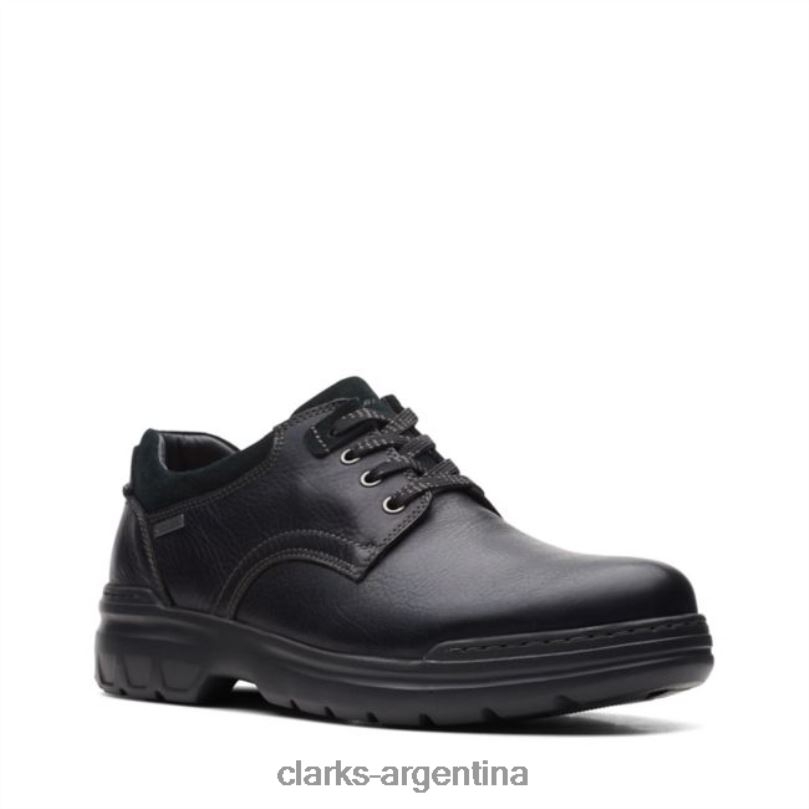 Clarks hombres 2FZPZ5473 clarks cuero negro rockie2 lo gtx cuero negro cuero negro