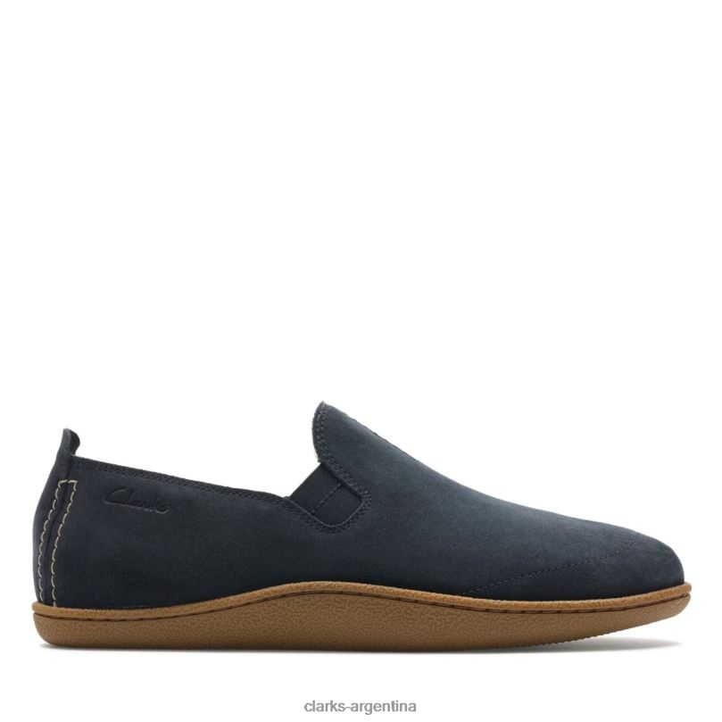 Clarks hombres 2FZPZ5481 clarks ante azul marino mocc casero ante azul marino gamuza azul marino
