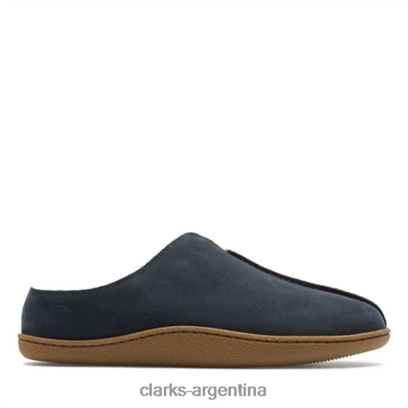 Clarks hombres 2FZPZ5535 mule home ante azul marino clarks ante azul marino gamuza azul marino