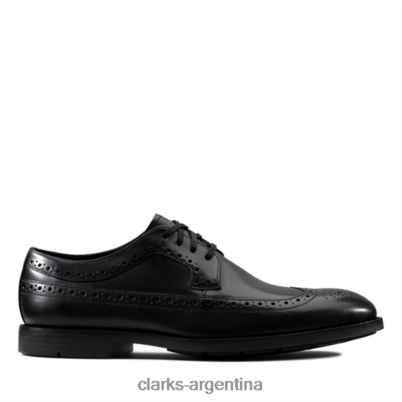 Clarks hombres 2FZPZ5549 ronnie limit cuero negro clarks cuero negro cuero negro