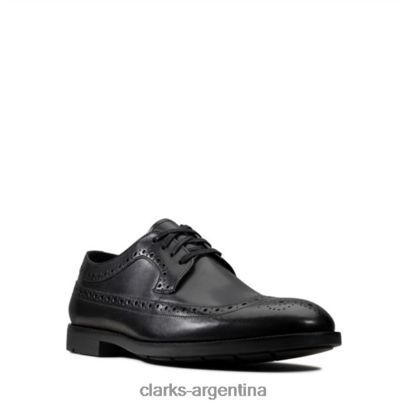 Clarks hombres 2FZPZ5549 ronnie limit cuero negro clarks cuero negro cuero negro