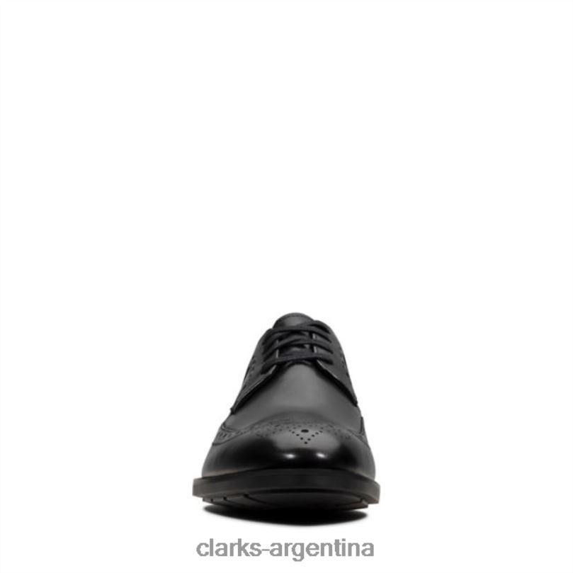Clarks hombres 2FZPZ5549 ronnie limit cuero negro clarks cuero negro cuero negro