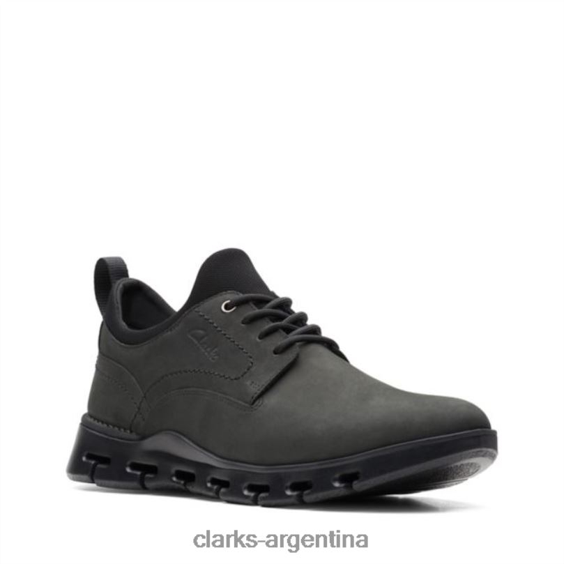 Clarks hombres 2FZPZ5553 clarks nubuck negro naturaleza x dos nubuck negro nubuck negro
