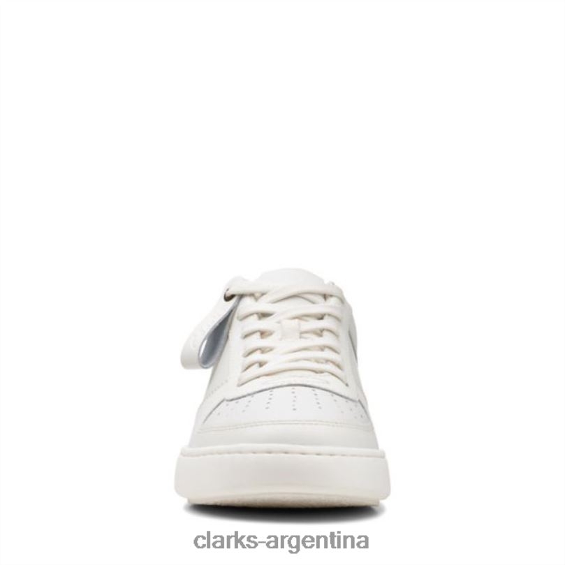Clarks hombres 2FZPZ5556 corbata blanca court lite clarks blancos blanco