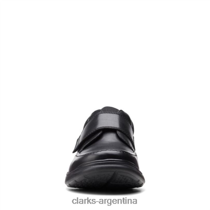 Clarks hombres 2FZPZ5571 correa de cuero liso negro clarks cotrell cuero liso negro cuero liso negro