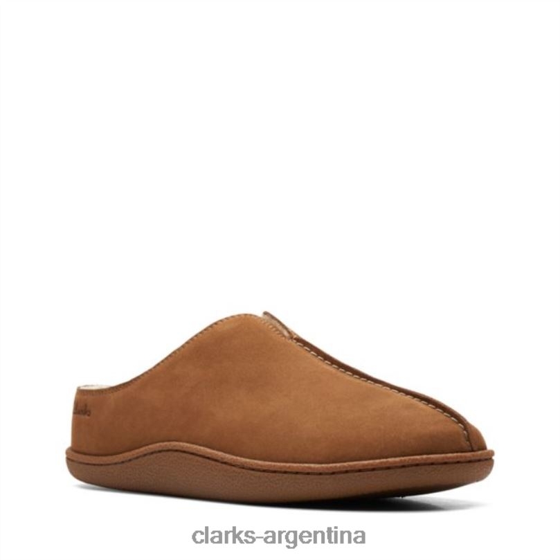 Clarks hombres 2FZPZ5599 mula casera de gamuza marrón clarks gamuza marrón gamuza color canela