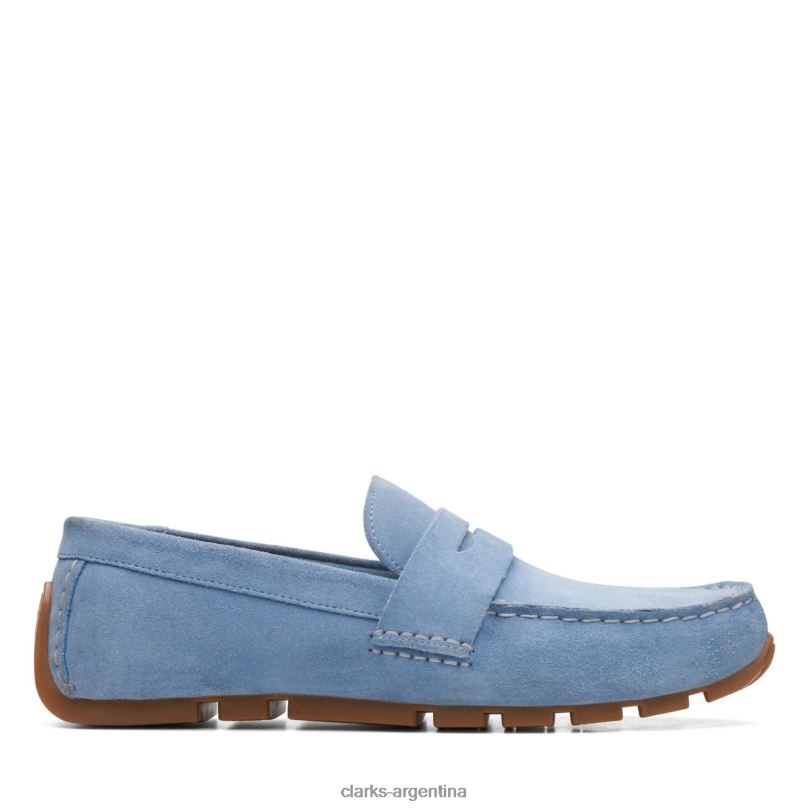 Clarks hombres 2FZPZ5640 azul denim clarks oswick bar azul denim azul denim