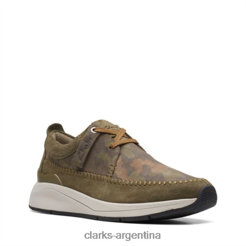 Clarks hombres 2FZPZ6579 Clarks Coast Lite Weave combinado oliva oscuro combinación oliva oscuro