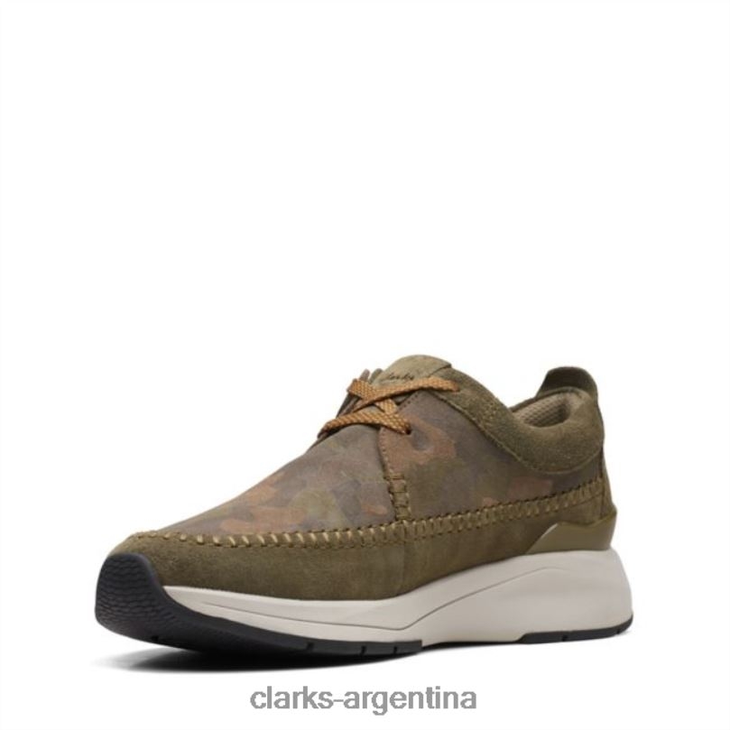 Clarks hombres 2FZPZ6579 Clarks Coast Lite Weave combinado oliva oscuro combinación oliva oscuro