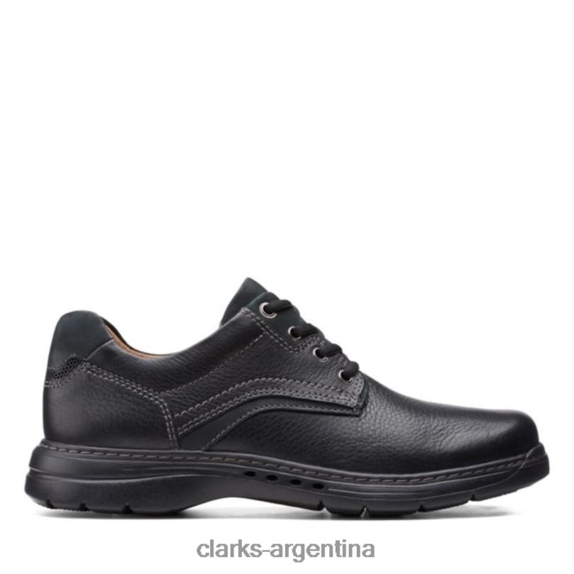 Clarks hombres 2FZPZ6588 cuero negro brawley pace clarks de cuero negro cuero negro