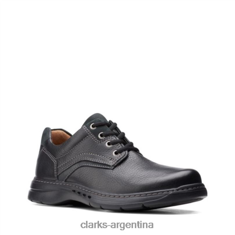 Clarks hombres 2FZPZ6588 cuero negro brawley pace clarks de cuero negro cuero negro