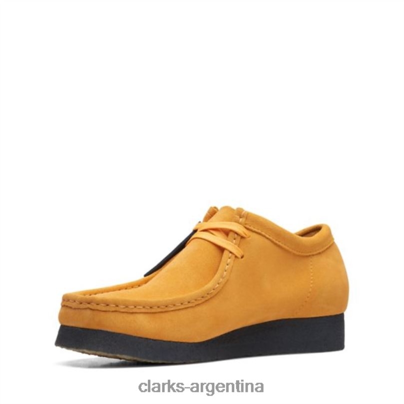 Clarks hombres 2FZPZ6637 wallabee amarillo bajo/azul clarks amarillo bajo/azul amarillo azul