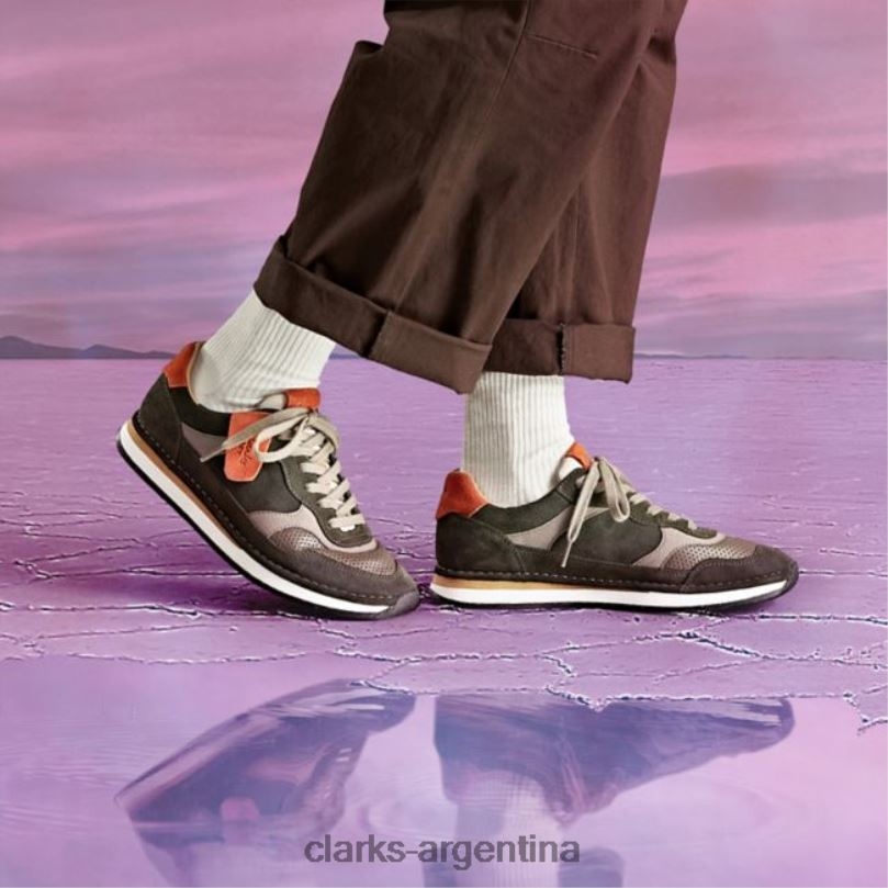 Clarks hombres 2FZPZ6659 combinación de oliva clarks craft run tor combinación de oliva combinación de oliva