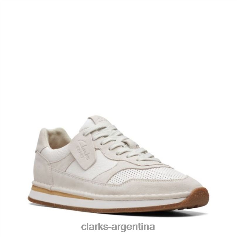 Clarks hombres 2FZPZ6662 carrera artesanal para clarks blancos blancos blanco