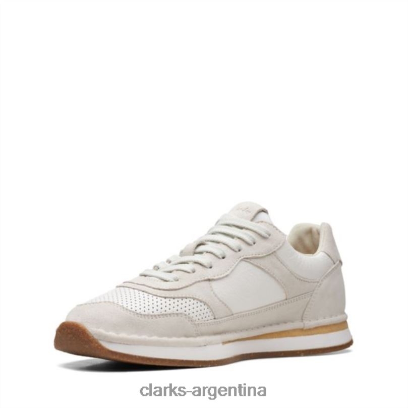 Clarks hombres 2FZPZ6662 carrera artesanal para clarks blancos blancos blanco