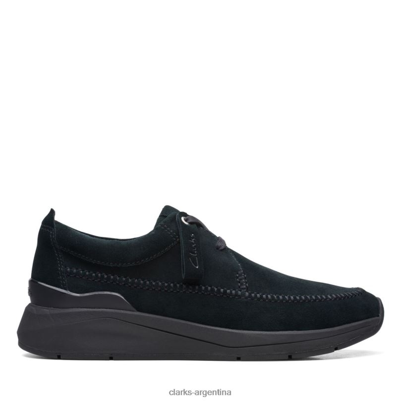 Clarks hombres 2FZPZ6691 ante negro clarks Coast lite tejido ante negro ante negro