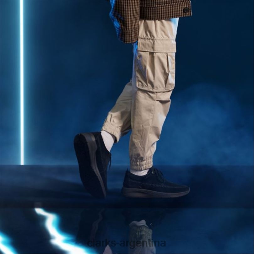 Clarks hombres 2FZPZ6691 ante negro clarks Coast lite tejido ante negro ante negro