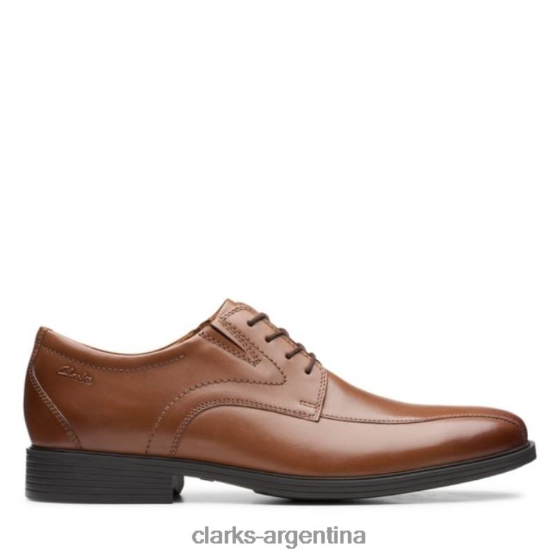 Clarks hombres 2FZPZ6732 cuero tostado oscuro whiddon pace clarks de cuero tostado oscuro cuero bronceado oscuro
