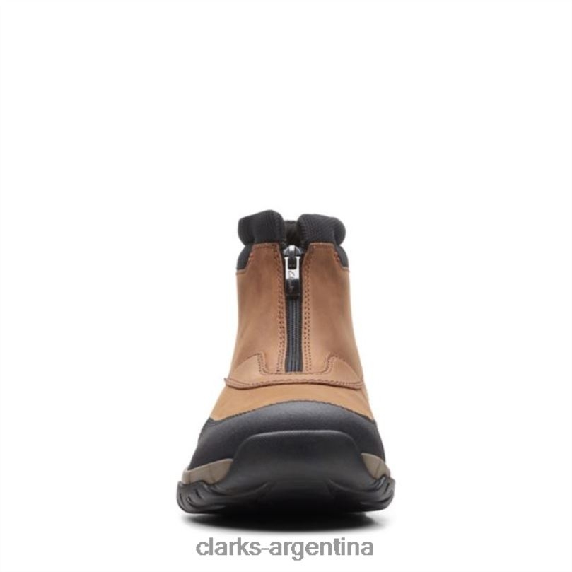 Clarks hombres 2FZPZ6779 cuero tostado oscuro clarks grove zip ii cuero tostado oscuro cuero bronceado oscuro