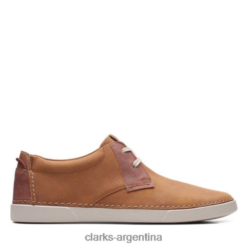 Clarks hombres 2FZPZ6803 cuero tostado clarks gereld bajo cuero tostado cuero marrón