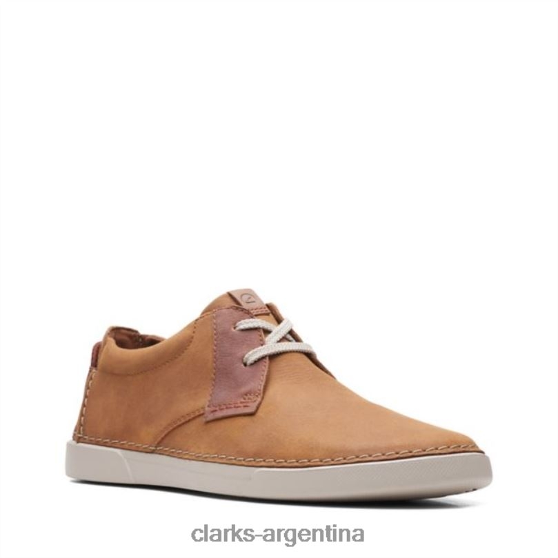 Clarks hombres 2FZPZ6803 cuero tostado clarks gereld bajo cuero tostado cuero marrón