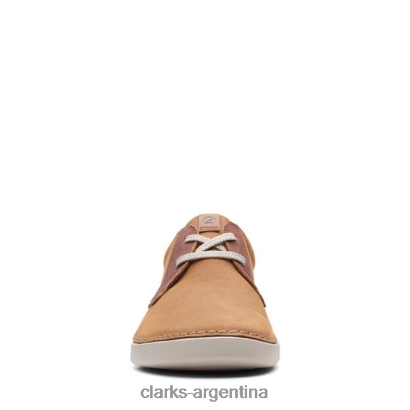 Clarks hombres 2FZPZ6803 cuero tostado clarks gereld bajo cuero tostado cuero marrón