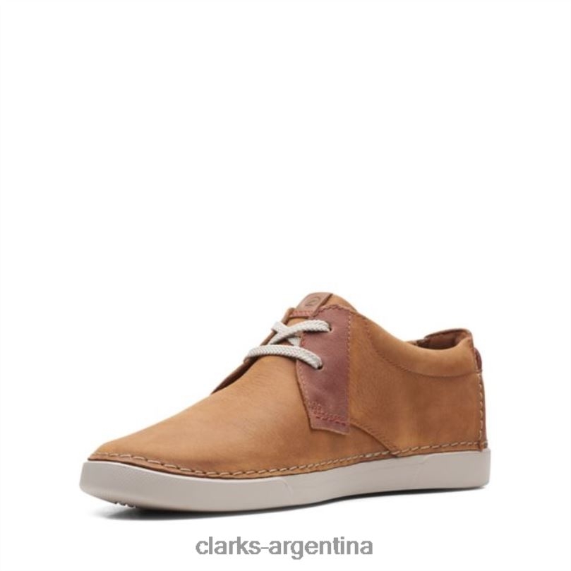 Clarks hombres 2FZPZ6803 cuero tostado clarks gereld bajo cuero tostado cuero marrón