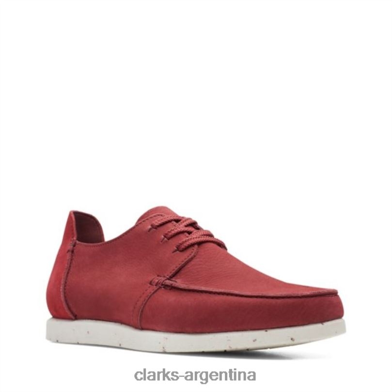 Clarks hombres 2FZPZ6820 rojo ladrillo shacre lite bajo rojo ladrillo clarks rojo ladrillo