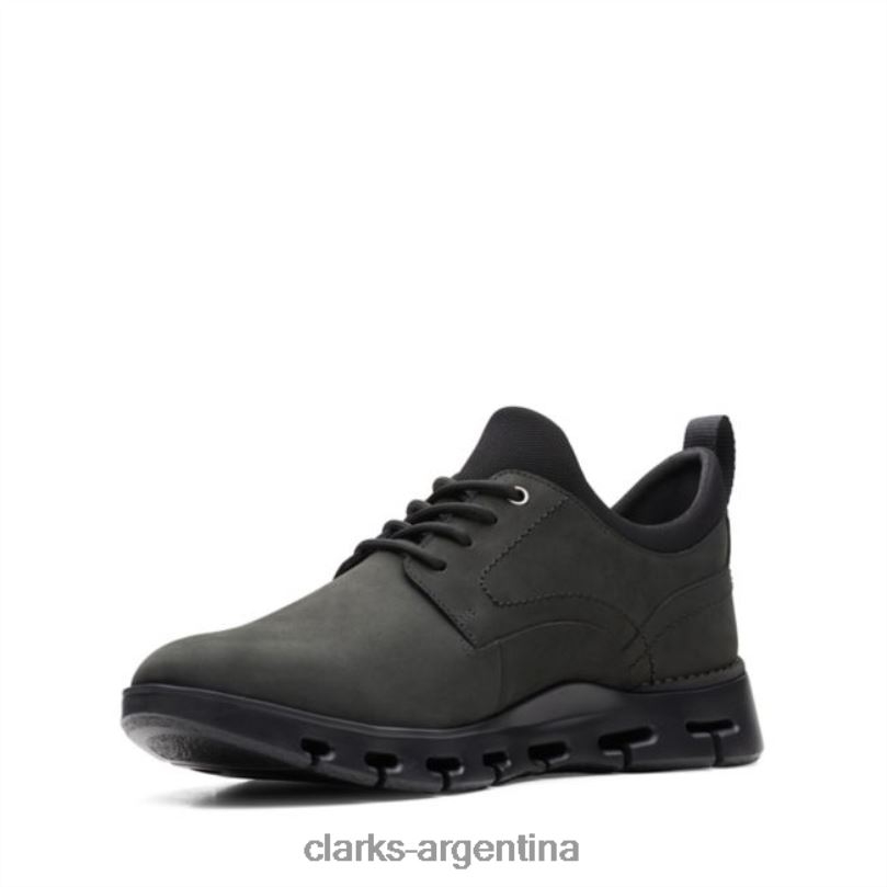 Clarks hombres 2FZPZ6828 nubuck negro naturaleza x dos clarks de nubuck negro nubuck negro