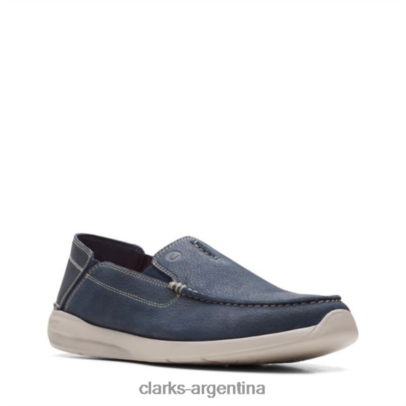 Clarks hombres 2FZPZ6830 gorwstep nubuck azul marino nubuck azul marino clarks nubuck azul marino