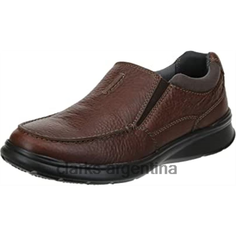 Clarks hombres 2FZPZ1100 mocasines clarks cotrell free de cuero tabaco para hombre