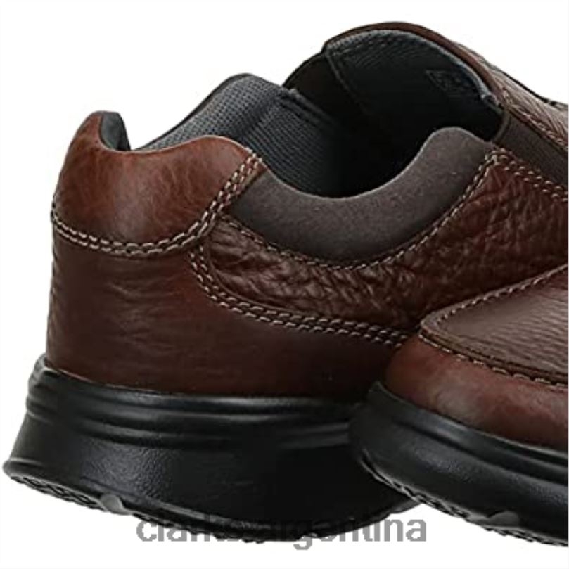 Clarks hombres 2FZPZ1100 mocasines clarks cotrell free de cuero tabaco para hombre