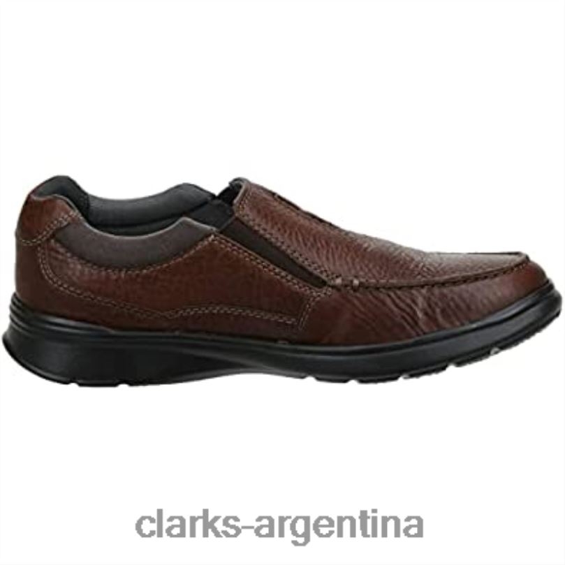 Clarks hombres 2FZPZ1100 mocasines clarks cotrell free de cuero tabaco para hombre