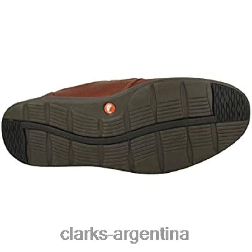 Clarks hombres 2FZPZ1180 mocasines con correa un abode para hombre de cuero marrón oscuro oscuro clarks cuero marrón oscuro