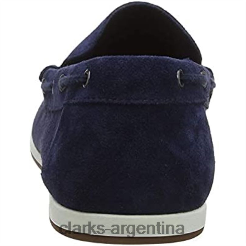 Clarks hombres 2FZPZ1204 mocasines morven sun azul marino para hombre clarks azul marino