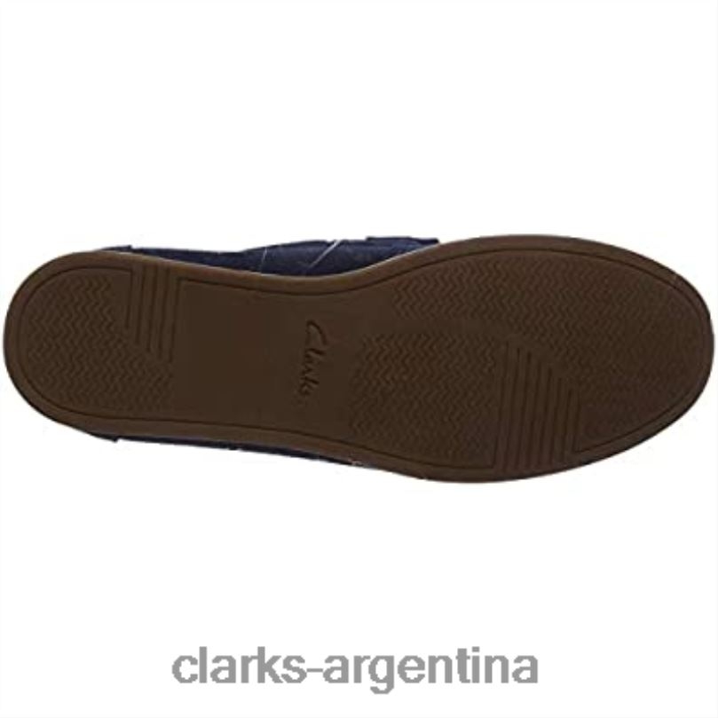 Clarks hombres 2FZPZ1204 mocasines morven sun azul marino para hombre clarks azul marino