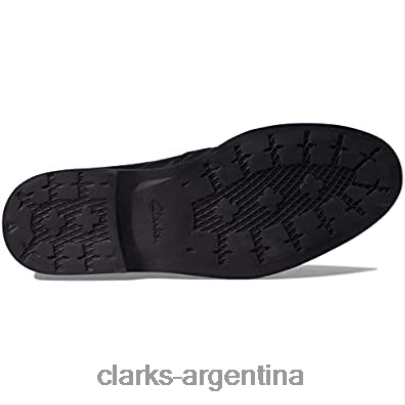 Clarks hombres 2FZPZ1601 Mocasines clarks malwood easy de cuero negro para hombre cuero negro