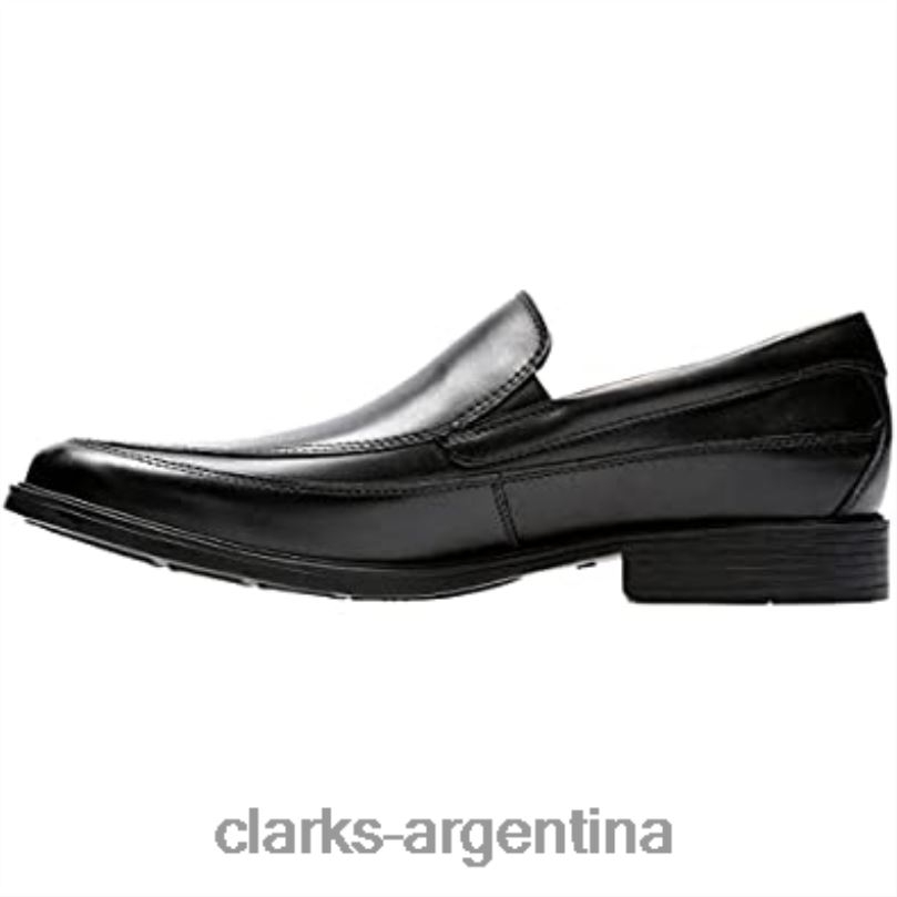 Clarks hombres 2FZPZ1795 Mocasines clarks tilden free de cuero negro para hombre cuero negro