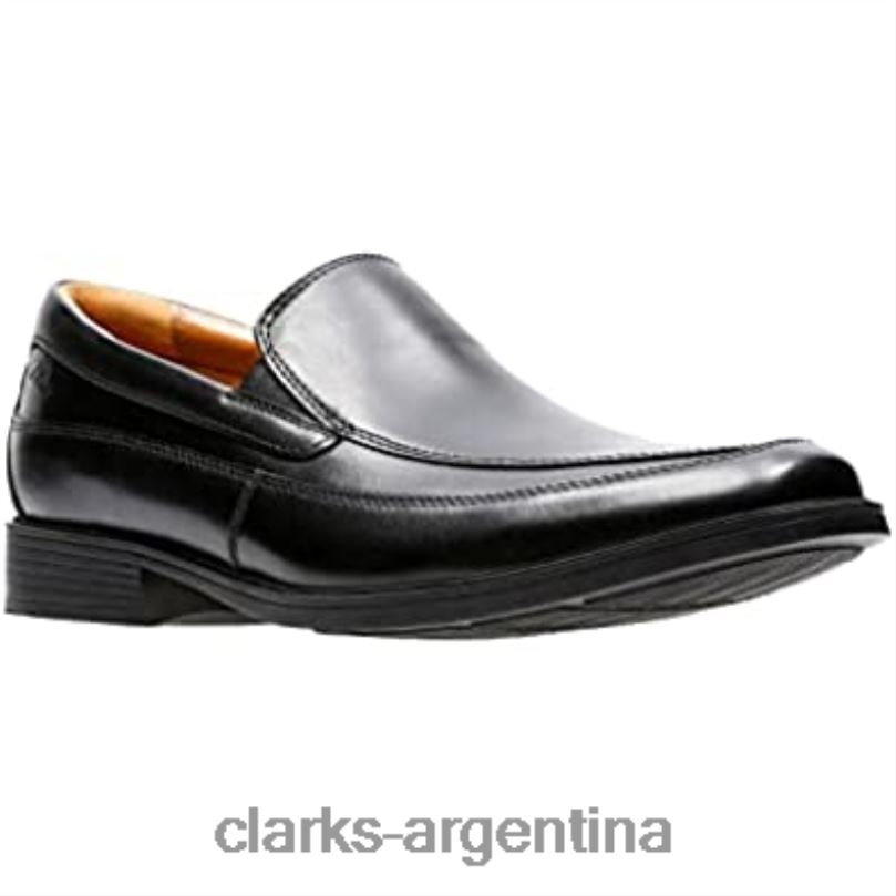 Clarks hombres 2FZPZ1795 Mocasines clarks tilden free de cuero negro para hombre cuero negro