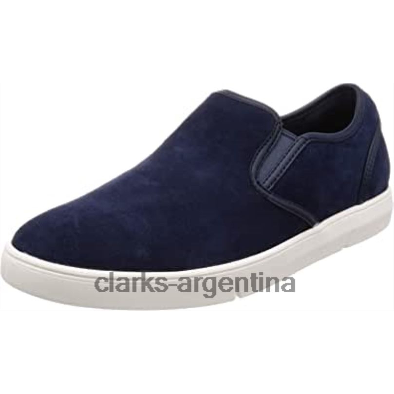 Clarks hombres 2FZPZ2145 Mocasines landry step hombre azul clarks (gamuza azul marino)