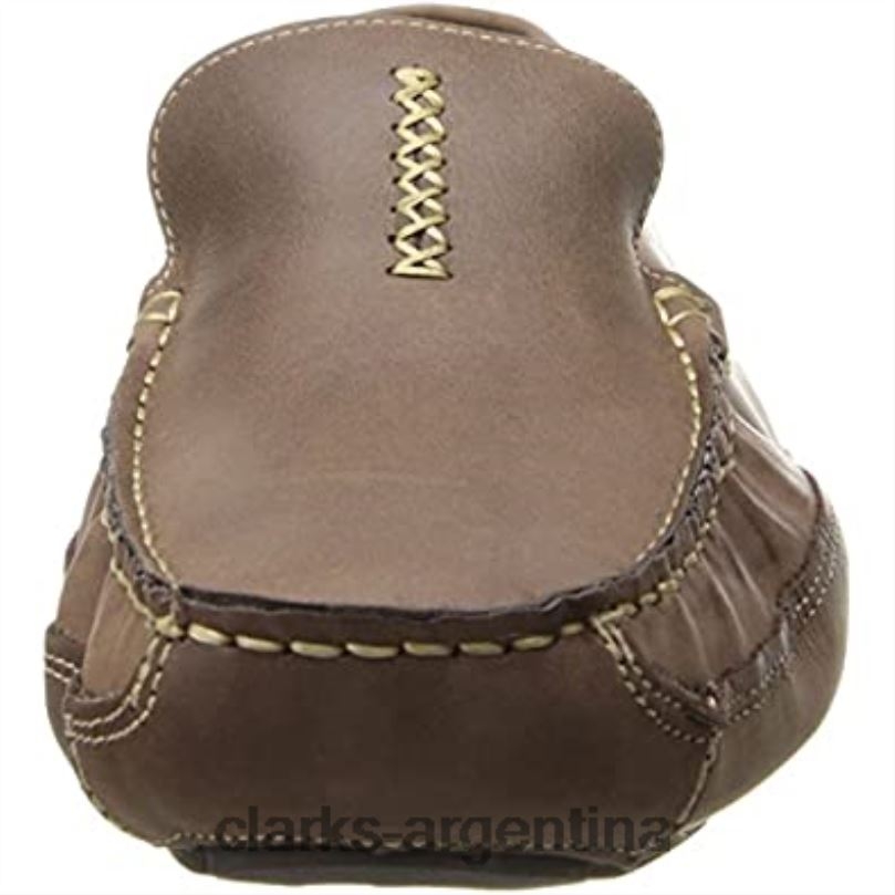 Clarks hombres 2FZPZ2332 Mocasines Circuit Hunt para hombre de cuero aceitoso marrón chocolate Clarks cuero aceitoso marrón chocolate