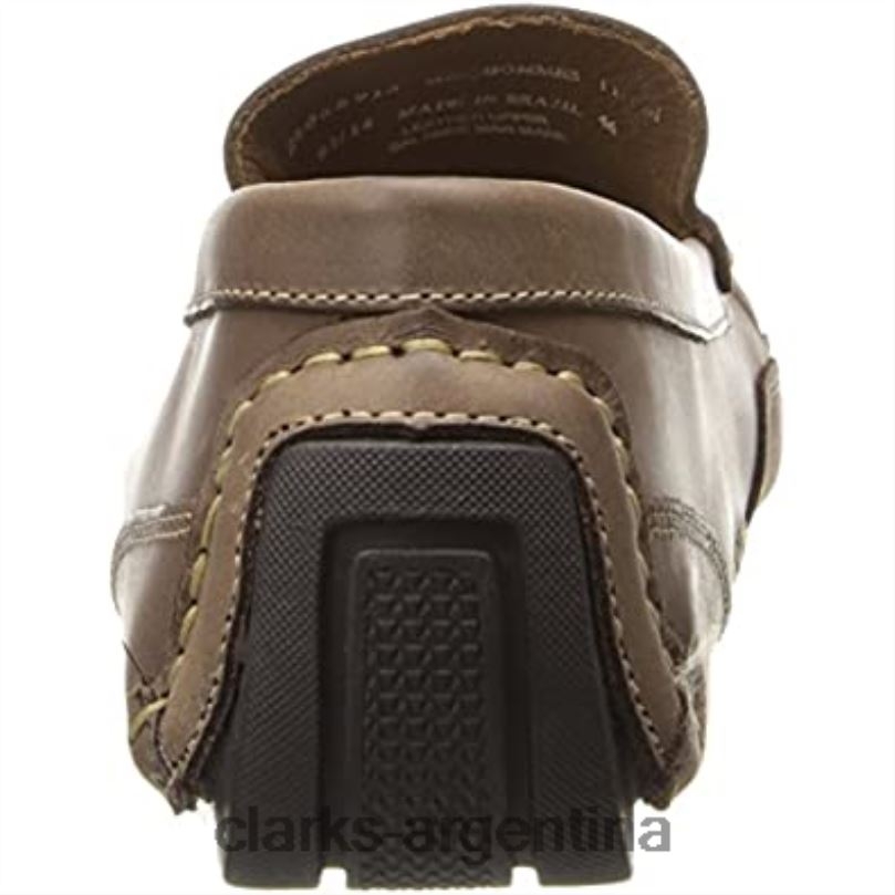 Clarks hombres 2FZPZ2332 Mocasines Circuit Hunt para hombre de cuero aceitoso marrón chocolate Clarks cuero aceitoso marrón chocolate