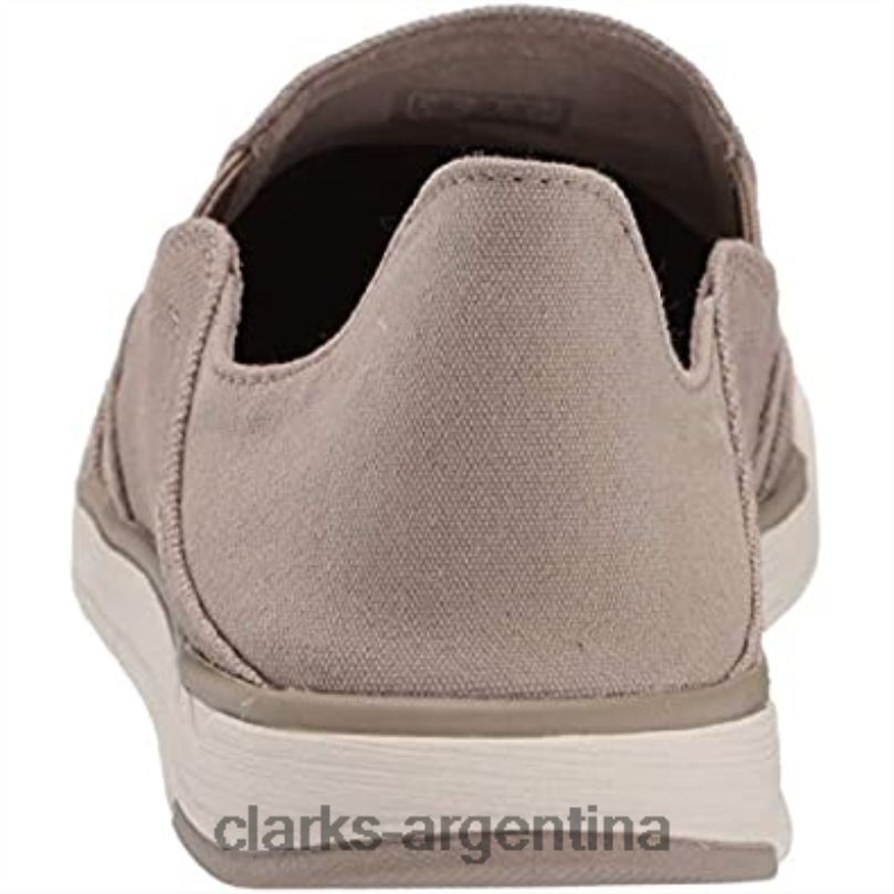 Clarks hombres 2FZPZ2545 Mocasines Clarks Sand Canvas para hombre Step Isle Row lona de arena
