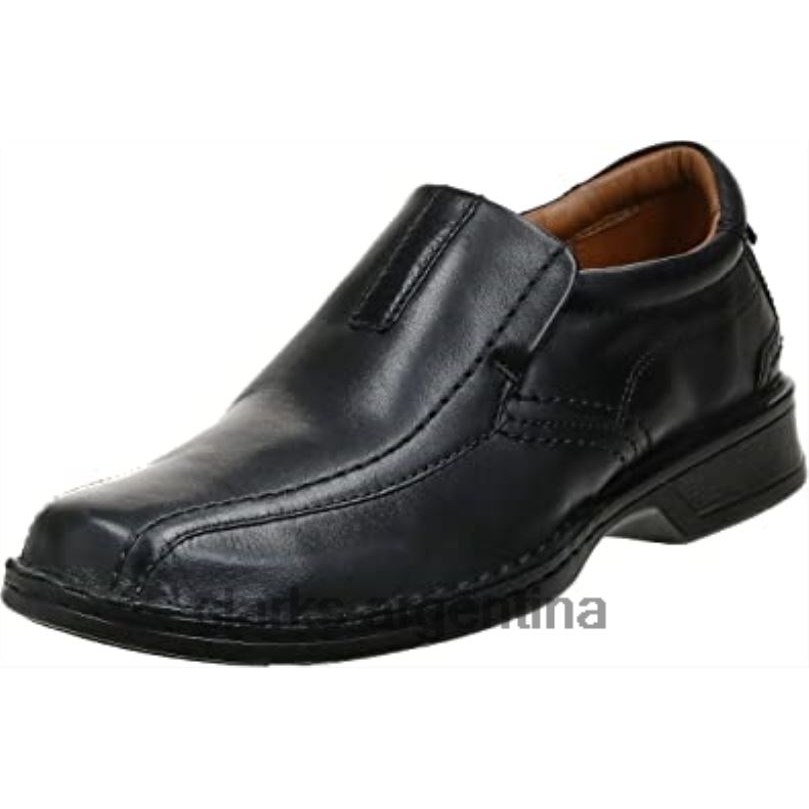 Clarks hombres 2FZPZ2928 Mocasines clarks escalade de cuero negro para hombre cuero negro