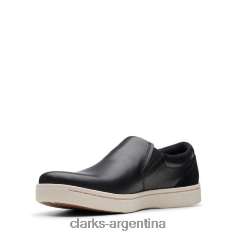 Clarks hombres 2FZPZ4394 clarks kitna free cuero negro cuero negro