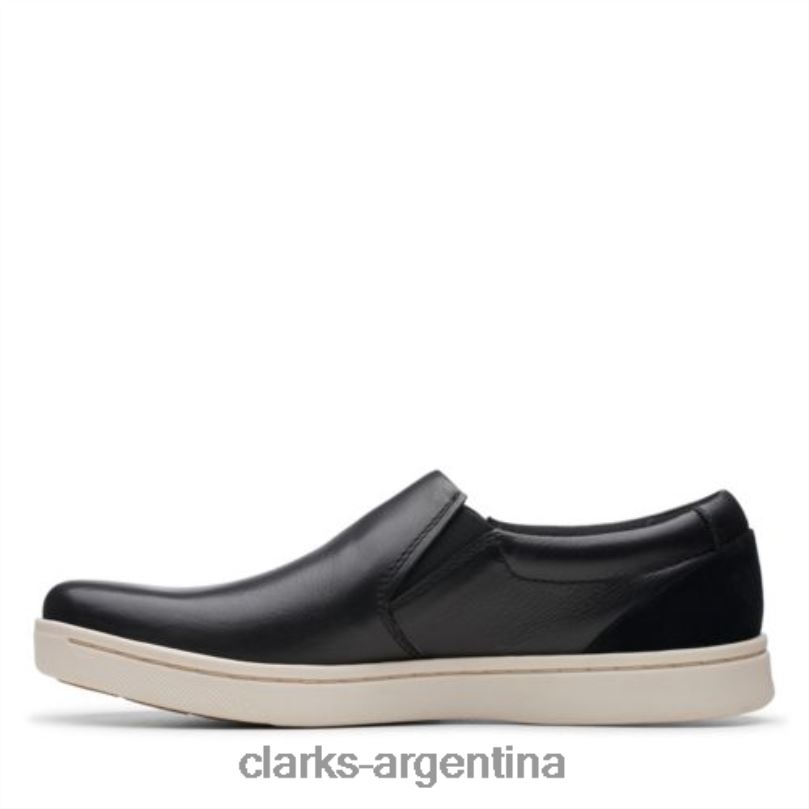 Clarks hombres 2FZPZ4394 clarks kitna free cuero negro cuero negro